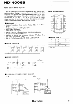 14006B Datasheet PDF Hitachi -> Renesas Electronics