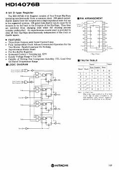 HD14076 Datasheet PDF Hitachi -> Renesas Electronics