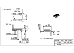HA11560FP Datasheet PDF Hitachi -> Renesas Electronics