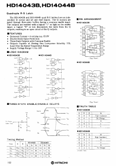 HD14044B Datasheet PDF Hitachi -> Renesas Electronics