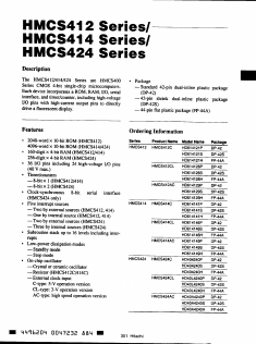 HMCS414C Datasheet PDF Hitachi -> Renesas Electronics
