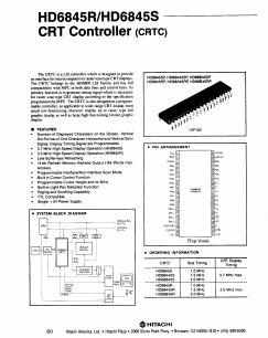 HD68A45RP Datasheet PDF Hitachi -> Renesas Electronics