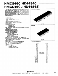 HMCS46C Datasheet PDF Hitachi -> Renesas Electronics