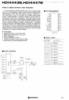 HD14443B Datasheet PDF Hitachi -> Renesas Electronics