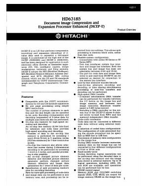 HD63185 Datasheet PDF Hitachi -> Renesas Electronics