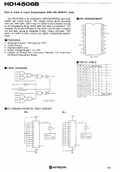 HD14506B Datasheet PDF Hitachi -> Renesas Electronics