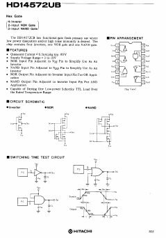 HD14572UB Datasheet PDF Hitachi -> Renesas Electronics