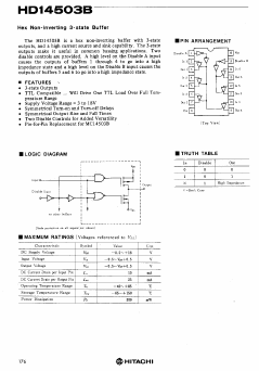 HD14503 Datasheet PDF Hitachi -> Renesas Electronics