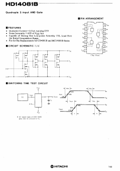 HD14081B Datasheet PDF Hitachi -> Renesas Electronics