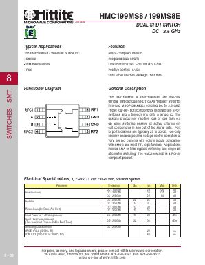 HMC199MS8_06 Datasheet PDF Hittite Microwave