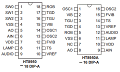 HT8950 Datasheet PDF Holtek Semiconductor