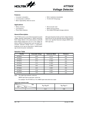 HT7050A Datasheet PDF Holtek Semiconductor
