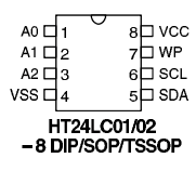 24LC01 Datasheet PDF Holtek Semiconductor