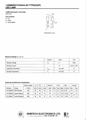 ST1002DG Datasheet PDF Honey Technology
