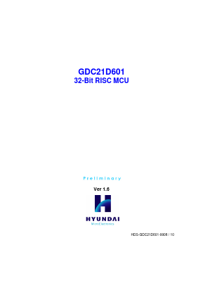 GDC21D601 Datasheet PDF Hynix Semiconductor
