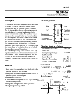 GL6840B Datasheet PDF Hynix Semiconductor