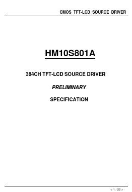 HM10S801A Datasheet PDF Hyundai Micro Electronics