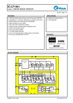 IC-LF1401 Datasheet PDF IC-Haus GmbH