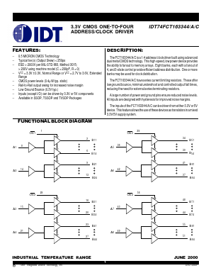 IDT74FCT163344PC Datasheet PDF Integrated Device Technology