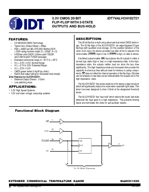 IDT74ALVCH162721PV Datasheet PDF Integrated Device Technology