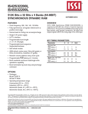 IS42S32200L-7TL Datasheet PDF Integrated Device Technology