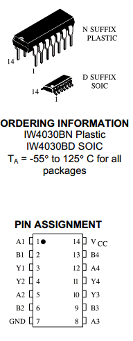 IW4030B Datasheet PDF IK Semicon Co., Ltd