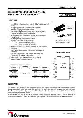 ILA1062A Datasheet PDF IK Semicon Co., Ltd