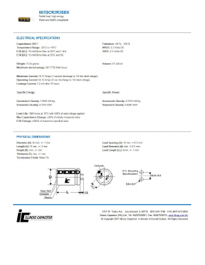 807DCR2R3SEK Datasheet PDF Illinois Capacitor, Inc.