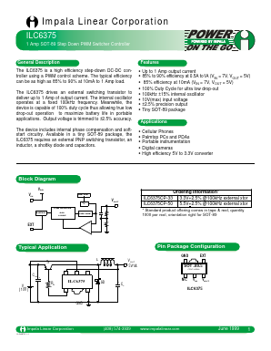 ILC6375CP-33 Datasheet PDF Impala Linear Corporation