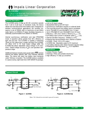 ILC6382-33 Datasheet PDF Impala Linear Corporation