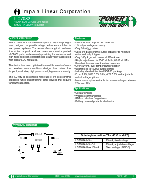 C2012X5R0J225KT Datasheet PDF Impala Linear Corporation