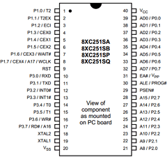 P83C251SP16 Datasheet PDF Intel