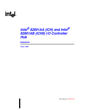 INTEL82801 Datasheet PDF Intel