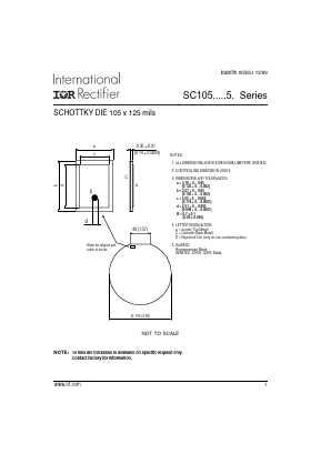 SC105H100A5P Datasheet PDF International Rectifier