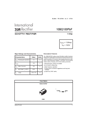 10BQ100 Datasheet PDF International Rectifier
