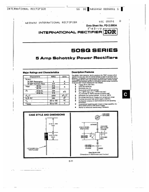 50SQ090 Datasheet PDF International Rectifier