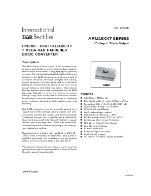ARM2812T/EM Datasheet PDF International Rectifier