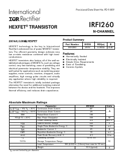 IRFI260 Datasheet PDF International Rectifier