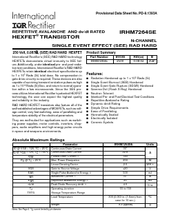 IRHM7264SE Datasheet PDF International Rectifier