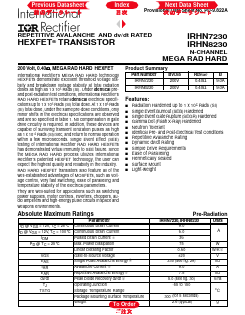 IRHN7230 Datasheet PDF International Rectifier