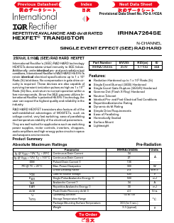 IRHNA7264SE Datasheet PDF International Rectifier