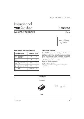 10BQ030TR Datasheet PDF International Rectifier