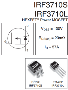 IRF3710L Datasheet PDF International Rectifier