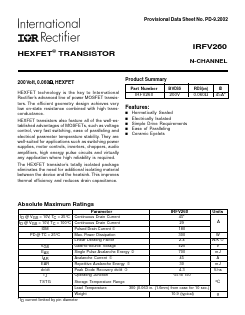 IRFV260 Datasheet PDF International Rectifier