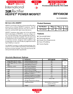 IRFY340CM Datasheet PDF International Rectifier