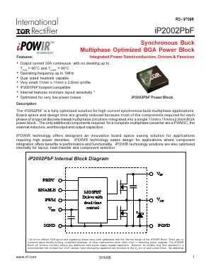 IP2002PBF Datasheet PDF International Rectifier