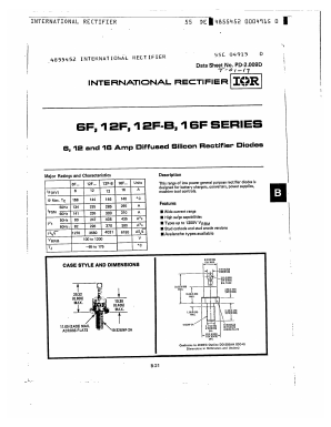 12F80B Datasheet PDF International Rectifier