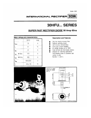 30HFUR-300 Datasheet PDF International Rectifier