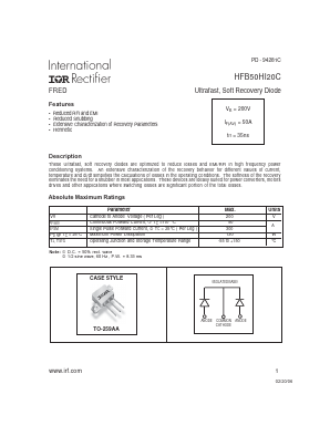 HFB50HI20C Datasheet PDF International Rectifier
