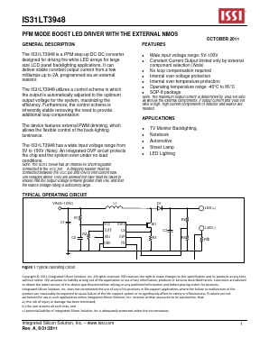 IS31LT3948-GRLS2-TR Datasheet PDF Integrated Silicon Solution